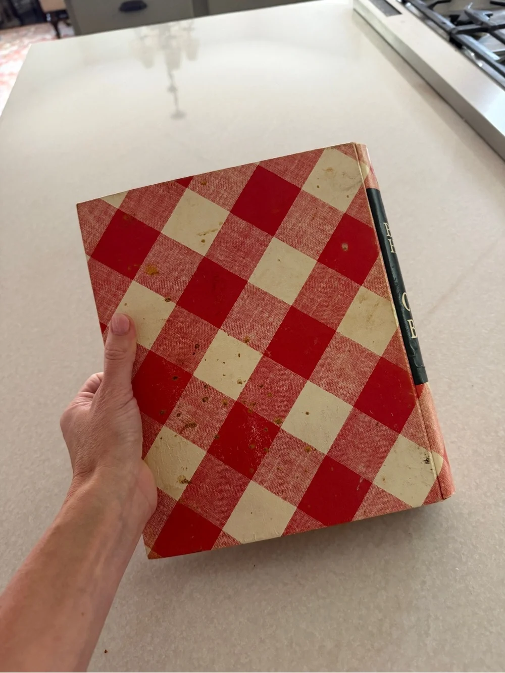 Better Homes And Gardens Cookbook - Red and Cream Plaid Cover